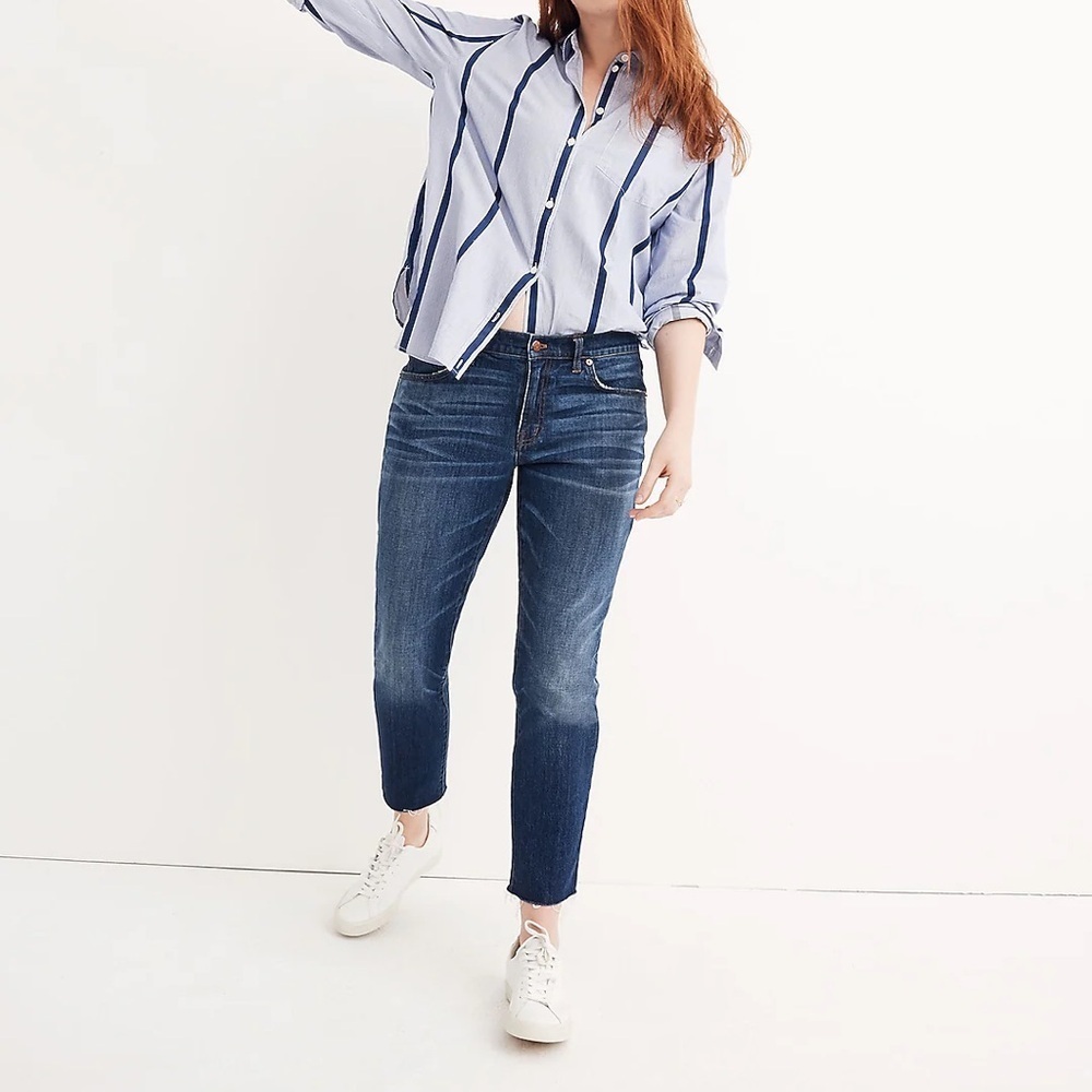 Madewell The Slim Boyjean Raw Hem Edition Sz 27